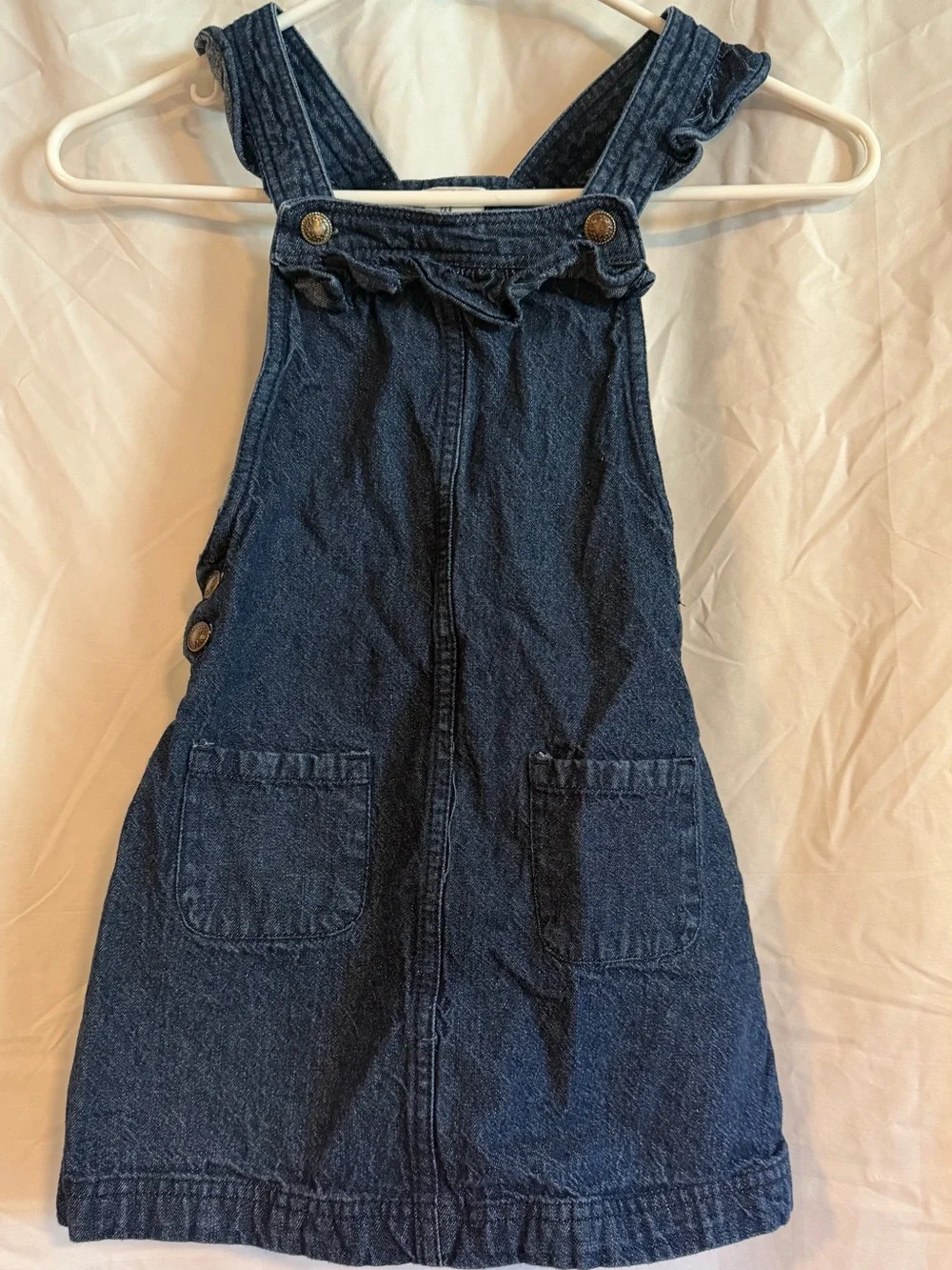 Max Studio Kids Dark Blue Denim Pinafore